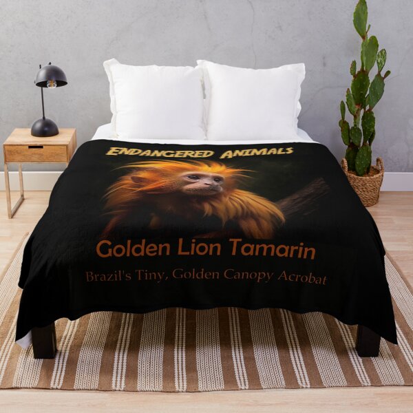 Artikelvorschau, Golden Lion Tamarin: Brazil's Tiny, Golden Canopy Acrobat entworfen und verkauft von JLCableStudio.