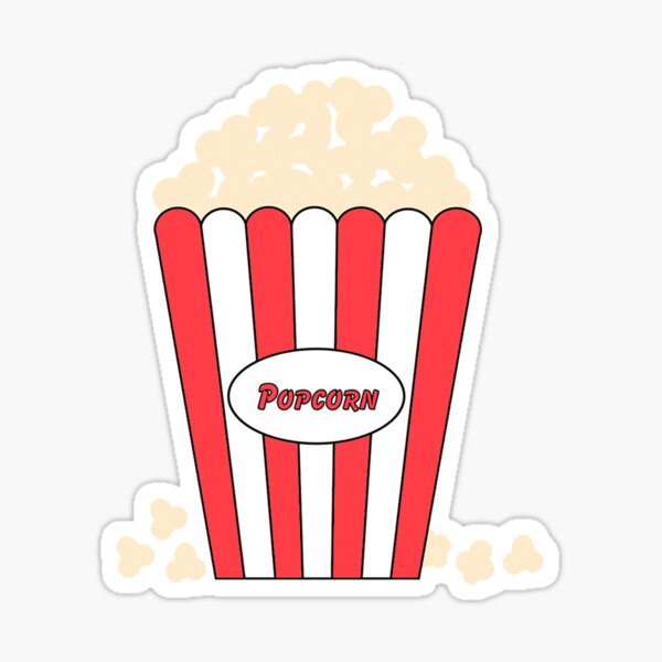Popcorn Sticker