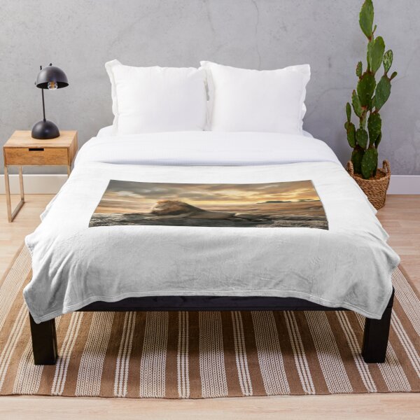 Item preview, A lion lying down watching his kingdom-from a rock.  designed and sold by RaoulFeeney.