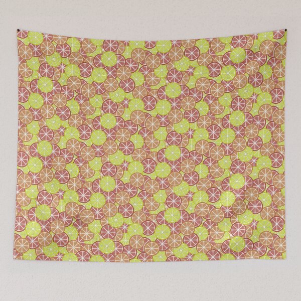 Item preview, Citrus Medley: A Zesty Tapestry of Lemon, Orange, and Grapefruit Slices designed and sold by Ale's Art.