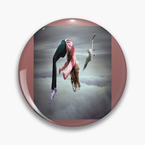 Item preview, Photoshop Art: little Girl and Seagull perform mid-air flip designed and sold by mturns57.