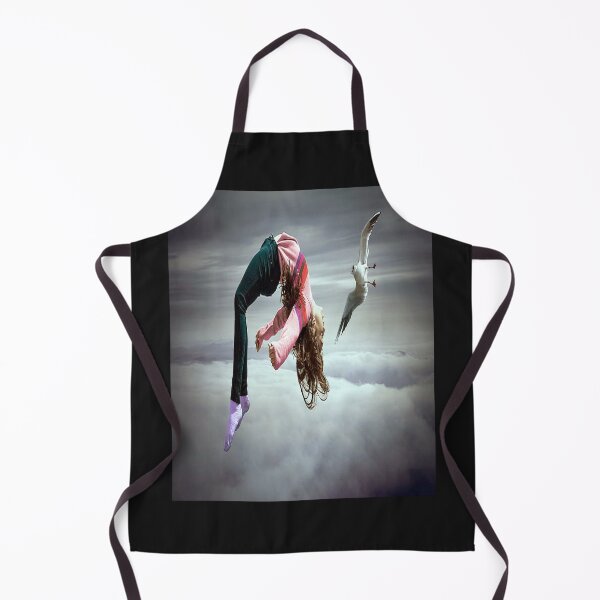 Item preview, Photoshop Art: little Girl and Seagull perform mid-air flip designed and sold by mturns57.