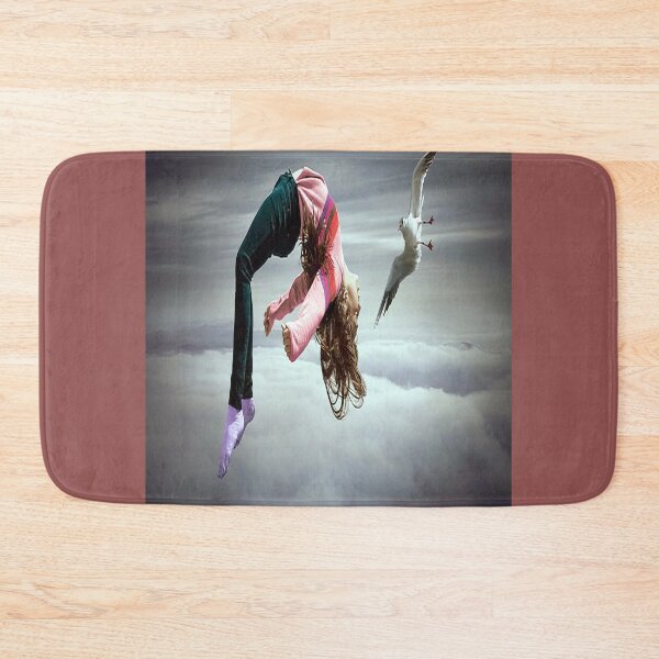 Item preview, Photoshop Art: little Girl and Seagull perform mid-air flip designed and sold by mturns57.