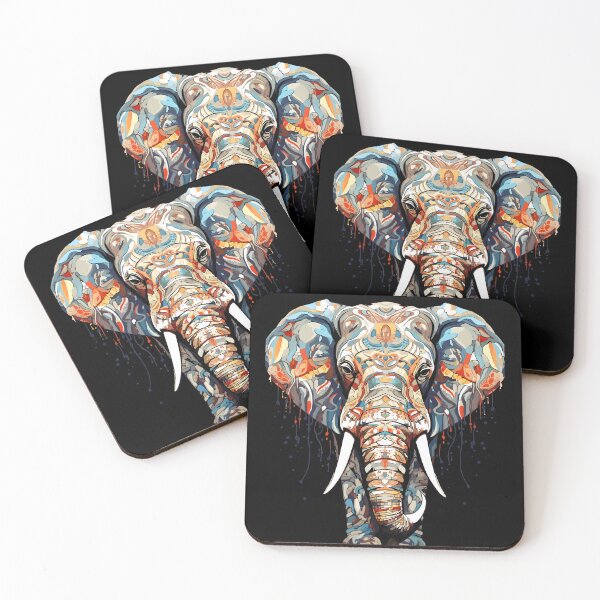 Item preview, Elephant, Animal Artwork, Thailand designed and sold by R-RHAPSODY.