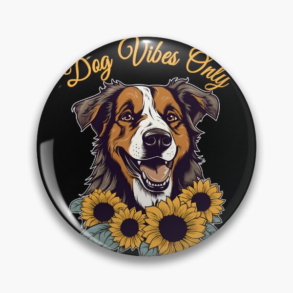 Item preview, Cute Australian Shepherd Sunflower Blossom Flower Design Floral Art Pet Dog designed and sold by MysteriousJ.