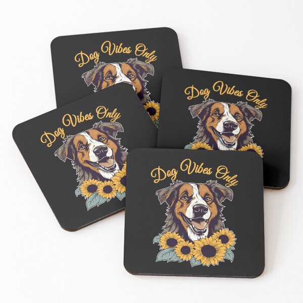 Item preview, Cute Australian Shepherd Sunflower Blossom Flower Design Floral Art Pet Dog designed and sold by MysteriousJ.