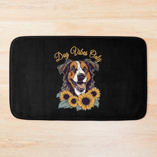 Item preview, Cute Australian Shepherd Sunflower Blossom Flower Design Floral Art Pet Dog designed and sold by MysteriousJ.