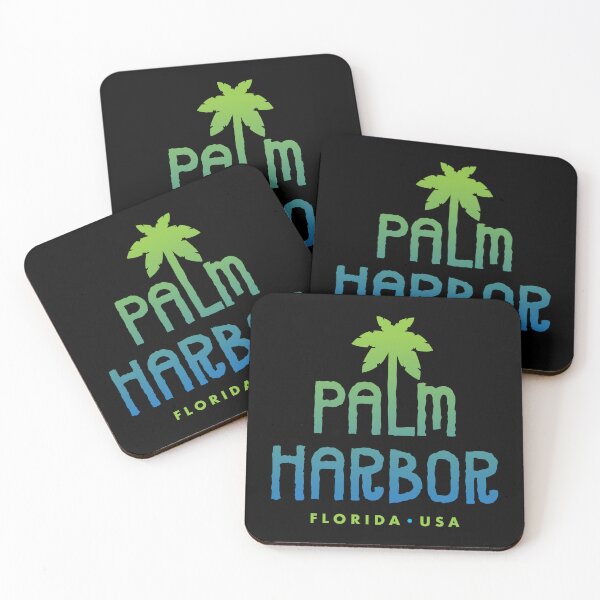 Item preview, Palm Harbor Florida Typographic Design designed and sold by Futurebeachbum.