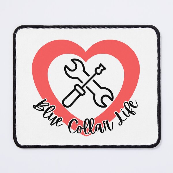 Item preview, Blue Collar Life l Red Heart designed and sold by GabbyC03.