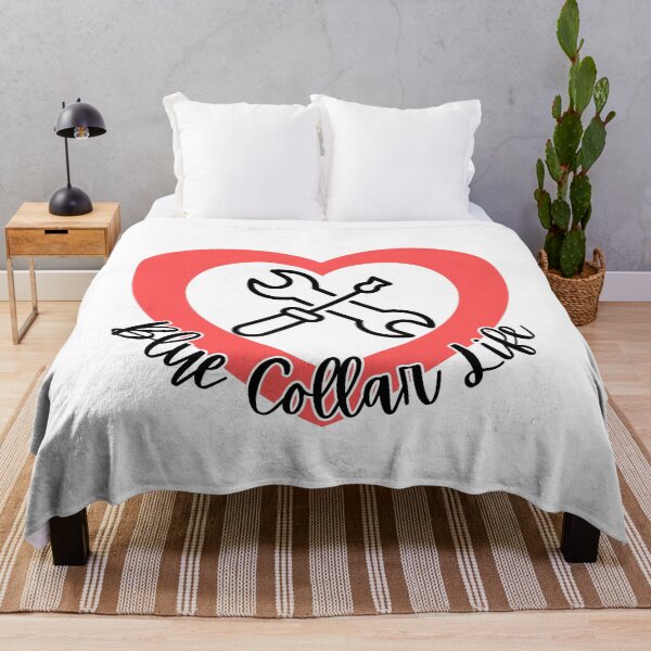 Item preview, Blue Collar Life l Red Heart designed and sold by GabbyC03.