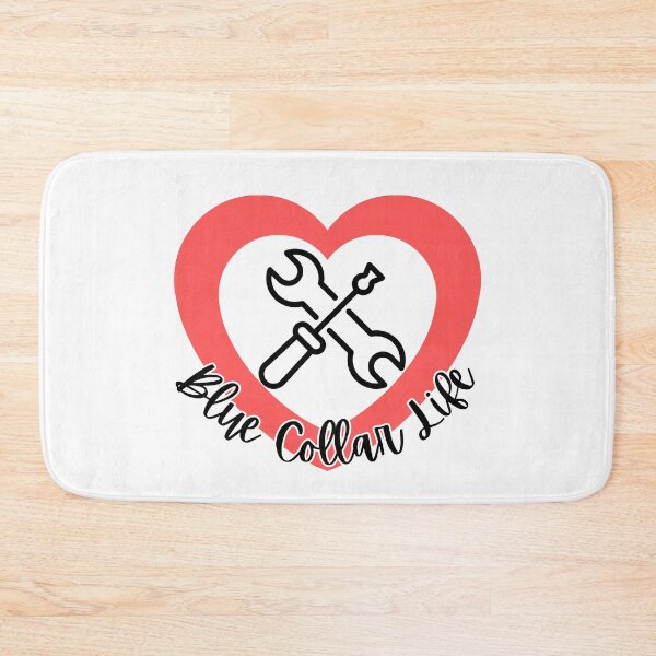 Item preview, Blue Collar Life l Red Heart designed and sold by GabbyC03.