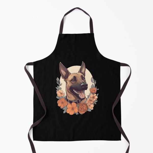 Item preview, Cute Belgian Malinois Flower Design, Floral Daisy Art Pet Dog designed and sold by MysteriousJ.