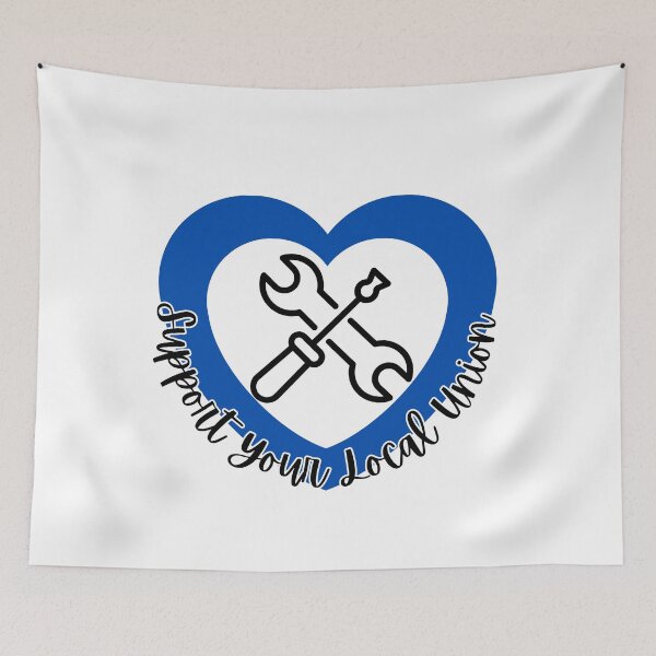 Item preview, Support Your Local Union l Blue Heart designed and sold by GabbyC03.