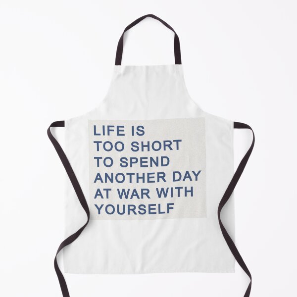 Item preview, Life is too short to spend another day at war with yourself - Navy Blue designed and sold by danielalorenzo.