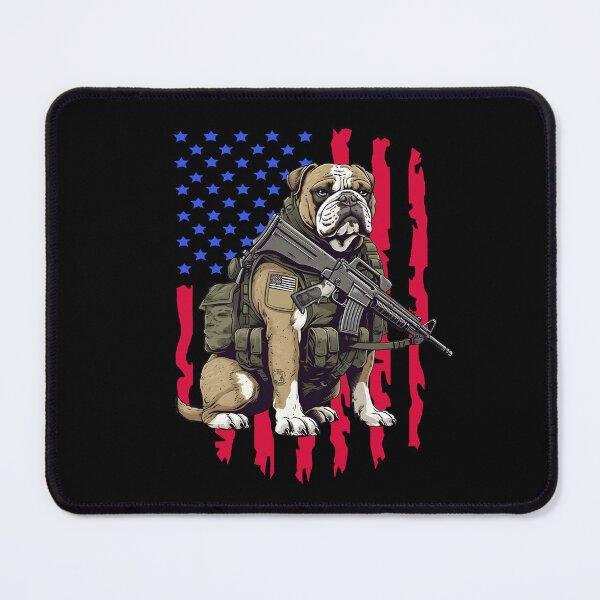 Item preview, Cool Bulldog Military Design, Soldier Bulldog Art, Bulldog Army Pet Dog designed and sold by MysteriousJ.