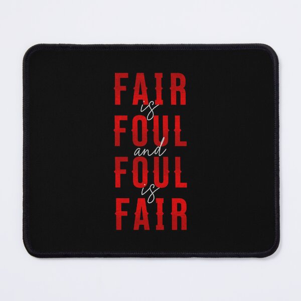 Item preview, Macbeth William Shakespeare Quote Fair is foul, and foul is fair. designed and sold by violet-hope.