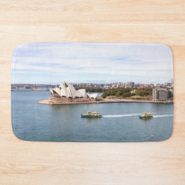 Item preview, Sydney Opera House and ferries on the harbour designed and sold by Martin Berry Photography.