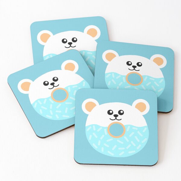 Item preview, Cute polar bear donut designed and sold by charmednight.