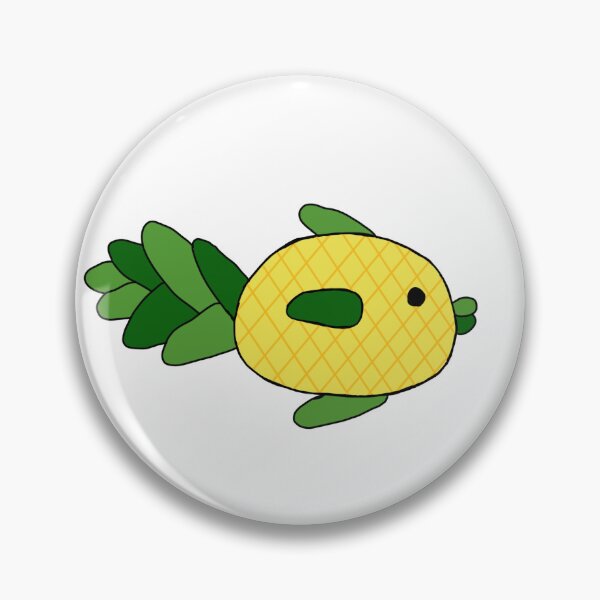 Item preview, Pineapple fish designed and sold by LexSmithDesign.