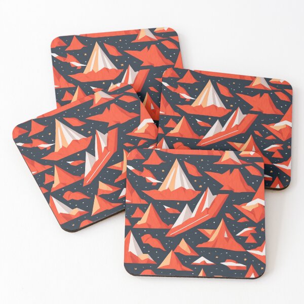 Item preview, Alpine Symphony Captivating Illustrated Mountain Pattern Designs designed and sold by mdhanim.
