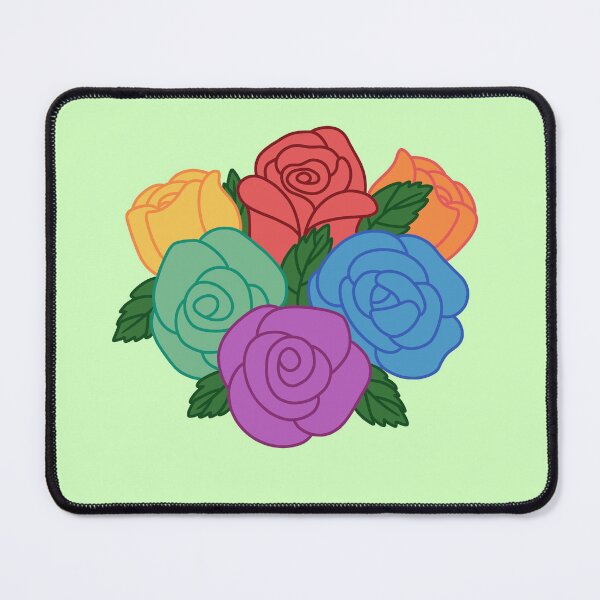 Item preview, Subtle Gay Pride Roses  designed and sold by Blatherskite Studios.