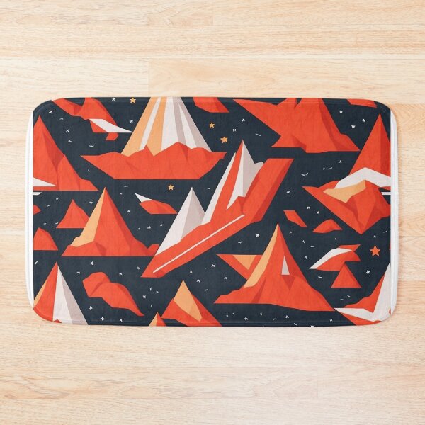Item preview, Alpine Symphony Captivating Illustrated Mountain Pattern Designs designed and sold by mdhanim.