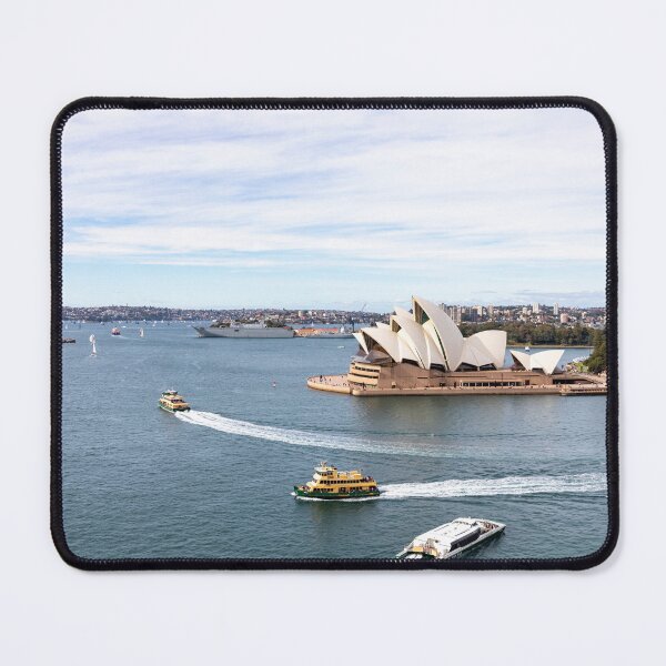 Item preview, Sydney Opera House and ferries on the harbour  designed and sold by Martin Berry Photography.