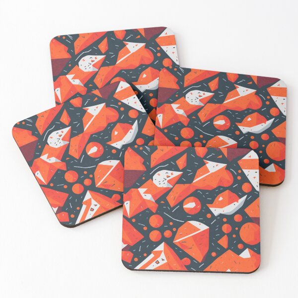 Item preview, Cascade of Peaks Illustrated Designs of Repeating Mountain Motifs designed and sold by mdhanim.