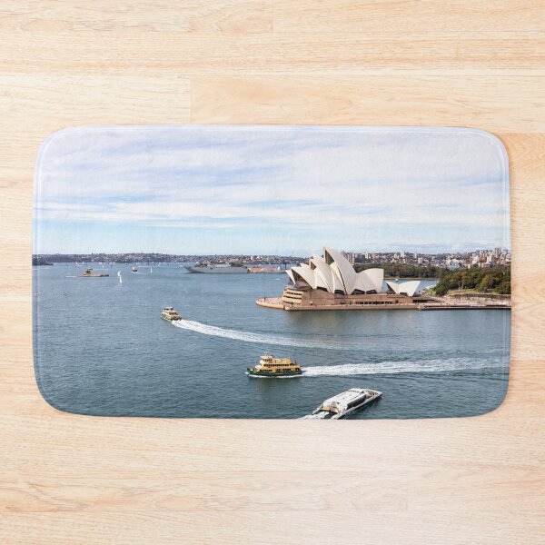 Item preview, Sydney Opera House and ferries on the harbour  designed and sold by Martin Berry Photography.
