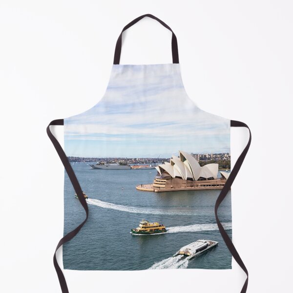 Item preview, Sydney Opera House and ferries on the harbour designed and sold by Martin Berry Photography.