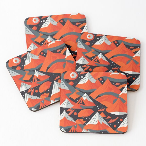 Item preview, Eternal Ridges Illustrated Repeat Patterns of Majestic Mountains designed and sold by mdhanim.