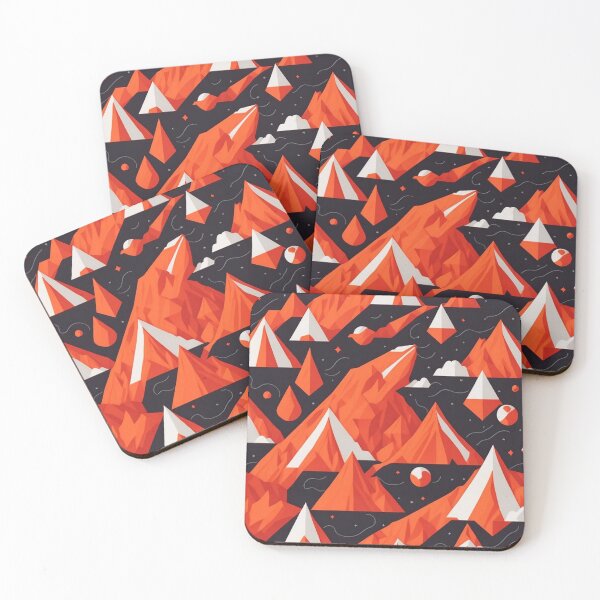 Item preview, Mountain Majesty Illustrated Repeat Patterns Inspired by Peaks designed and sold by mdhanim.