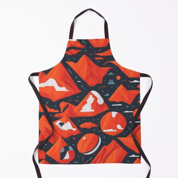 Item preview, Peaks and Valleys Illustrated Mountain Pattern Repetitions designed and sold by mdhanim.