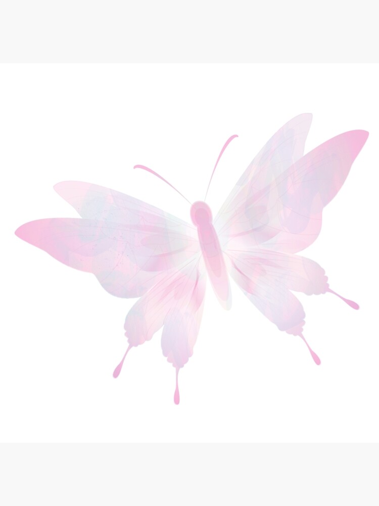 Butterfly pastel pink and purple