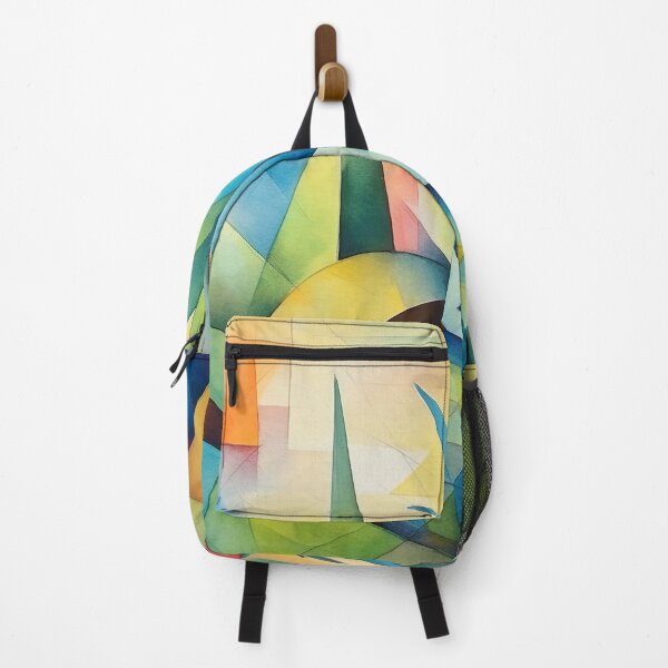 Item preview, cubist style pineapple watercolor 2 designed and sold by FlaskLab.