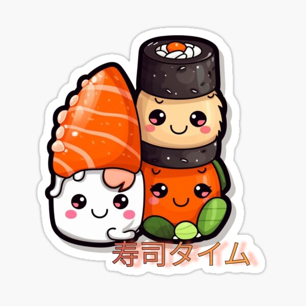 C'est l'heure des sushis ! Sticker