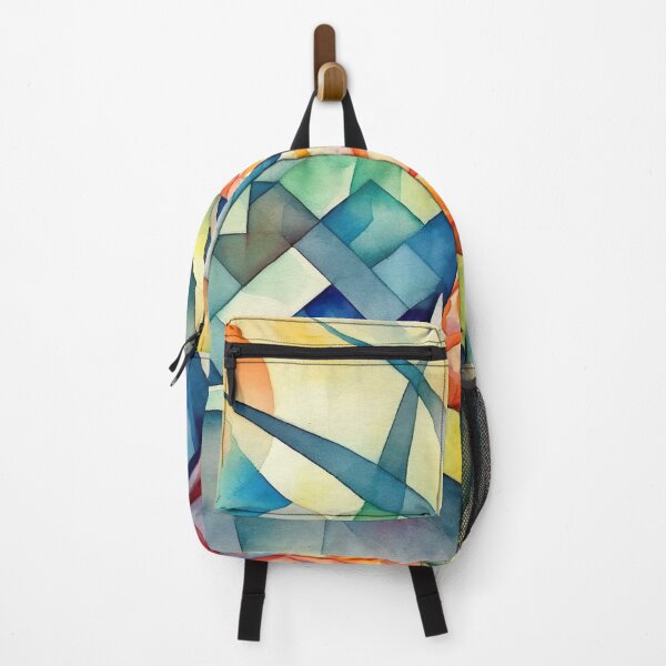 Item preview, cubist style pineapple watercolor 3 designed and sold by FlaskLab.
