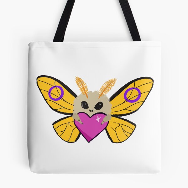Item preview, Intersex moth designed and sold by vparcarts.