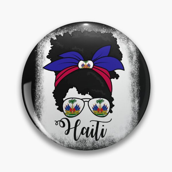 Artikelvorschau, Haiti Messy Bun Women's Proud Haitian Girls Haiti Gear entworfen und verkauft von DynamicDesign.