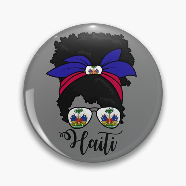Artikelvorschau, Haiti Messy Bun Women's Proud Haitian Girls Haiti Gear entworfen und verkauft von DynamicDesign.