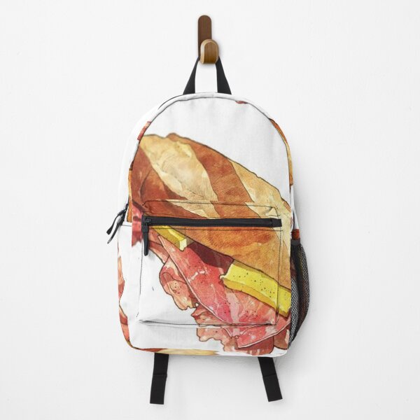 Vista previa del artículo con la obra «sándwich de carnes con queso», diseñado y vendido por JeanieJohnson.