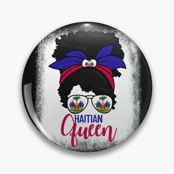 Artikelvorschau, Haitian Queen Haiti Messy Bun Women's Haitian Queen Gear entworfen und verkauft von DynamicDesign.