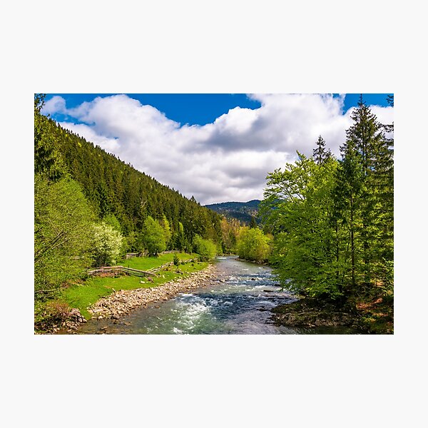 Tereblya river of Carpathian mountains Photographic Print