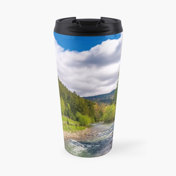 Tereblya river of Carpathian mountains Travel Mug