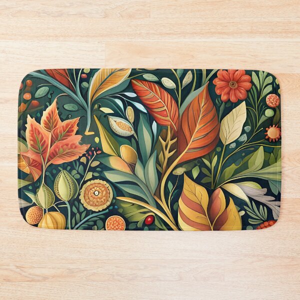 Item preview, Modern Floral Pattern, Autumn Harvest designed and sold by Glimmersmith.