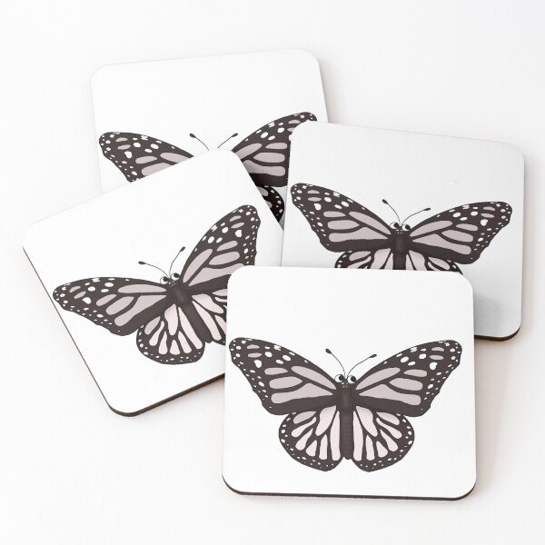 Item preview, White Monarch Butterfly designed and sold by Cerealsnacks.