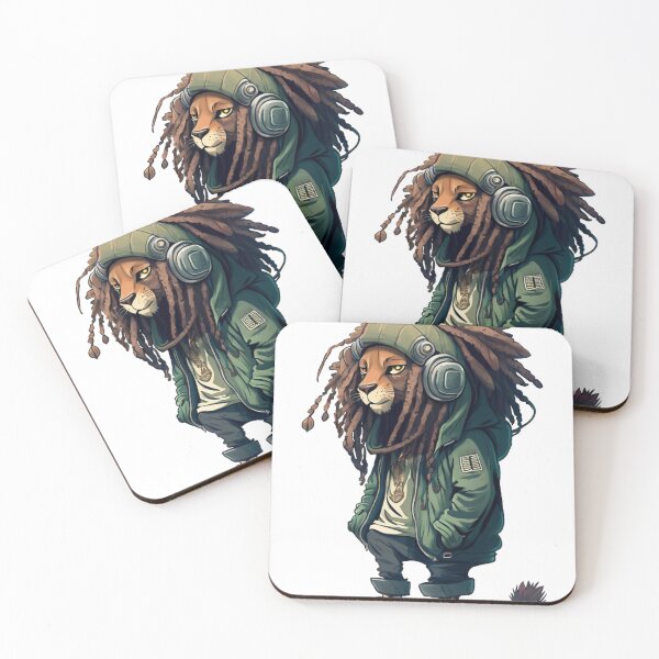 Item preview, Rey león con rastas designed and sold by DulceHeat.