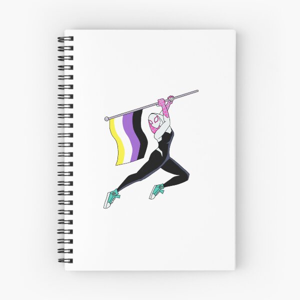 Artikelvorschau, Spidergwen feiert nichtbinären Stolz 2023 entworfen und verkauft von macaronisour.