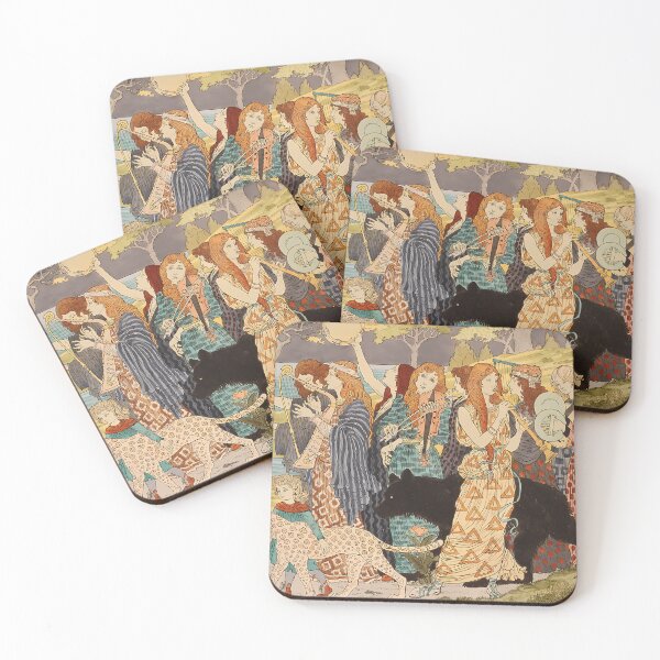 Item preview, Eugène Grasset, Félix Gaudin, panel decorativo, Harmony, Art Nouveau designed and sold by NouveauEra.