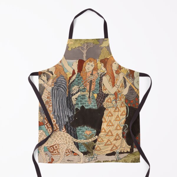 Item preview, Eugène Grasset, Félix Gaudin, panel decorativo, Harmony, Art Nouveau designed and sold by NouveauEra.